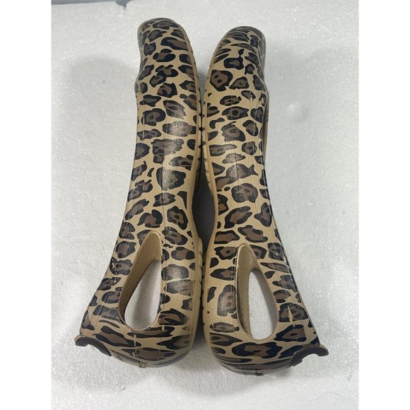 Crocs womens size 9 W leopard print kadee flats - Picture 2 of 16
